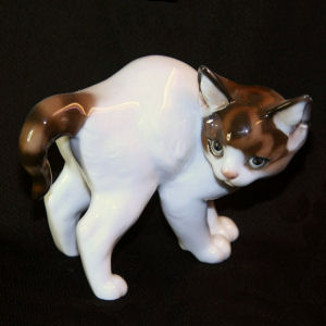 rosenthal cat figurine